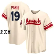 Kyren Paris Men's Los Angeles Angels Cream Replica 2022 City Connect Jersey