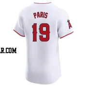 Kyren Paris Men's Los Angeles Angels White Elite Home Jersey