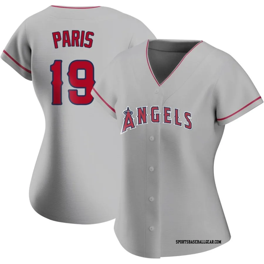 Kyren Paris Women's Los Angeles Angels Authentic Silver Road Jersey