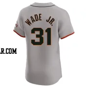 LaMonte Wade Jr. Men's San Francisco Giants Gray Elite Road Jersey