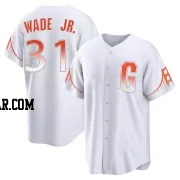 LaMonte Wade Jr. Men's San Francisco Giants White Replica 2021 City Connect Jersey