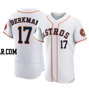 Lance Berkman Men's Houston Astros White Authentic 2022 World Series Home Jersey