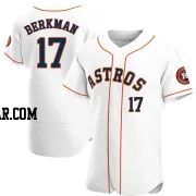 Lance Berkman Men's Houston Astros White Authentic Home Jersey