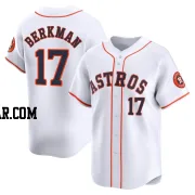 Lance Berkman Men's Houston Astros White Limited Home Jersey