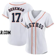 Lance Berkman Women's Houston Astros White Authentic 2022 World Series Champions Home Jersey