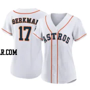 Lance Berkman Women's Houston Astros White Authentic 2022 World Series Home Jersey