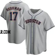 Lance Berkman Youth Houston Astros Gray Replica Road Jersey