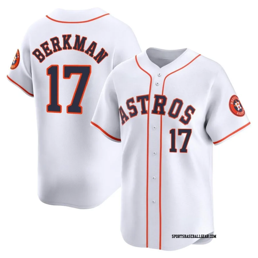 Lance Berkman Youth Houston Astros White Limited Home Jersey