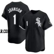 Lance Johnson Men's Chicago White Sox Black Limited Alternate Jersey