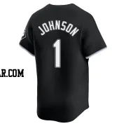 Lance Johnson Men's Chicago White Sox Black Limited Alternate Jersey