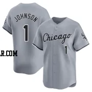 Lance Johnson Men's Chicago White Sox Gray Limited Road Jersey