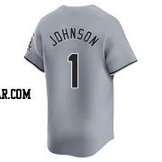 Lance Johnson Men's Chicago White Sox Gray Limited Road Jersey