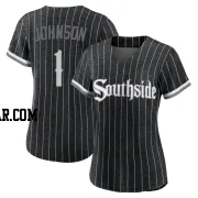 Lance Johnson Women's Chicago White Sox Black Replica 2021 City Connect Jersey