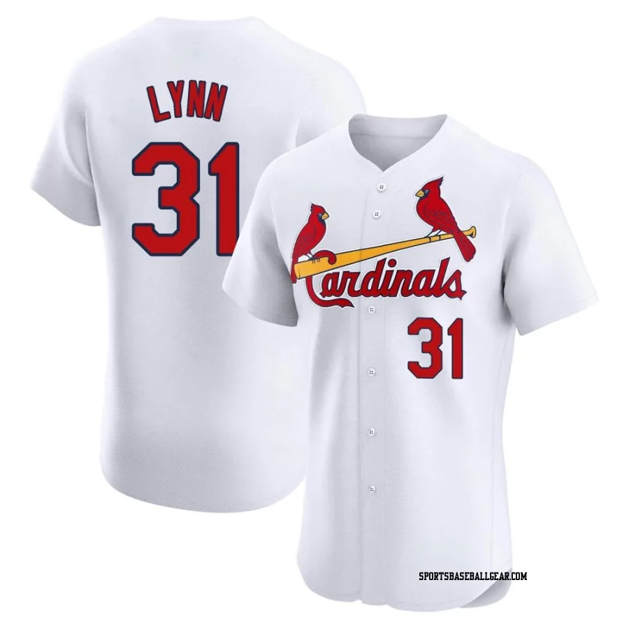 Lance Lynn Men's St. Louis Cardinals White Elite Home Jersey