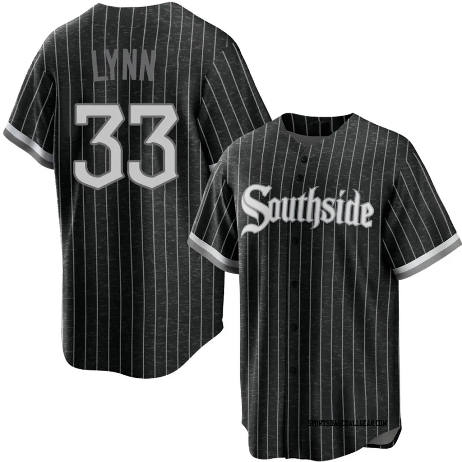 Lance Lynn Youth Chicago White Sox Black Replica 2021 City Connect Jersey