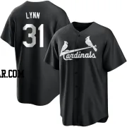 Lance Lynn Youth St. Louis Cardinals Black/White Replica Jersey