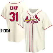 Lance Lynn Youth St. Louis Cardinals Cream Replica Alternate Jersey