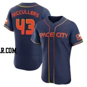 Lance Mccullers Jr. Men's Houston Astros Navy Authentic Lance McCullers Jr. 2022 City Connect Jersey