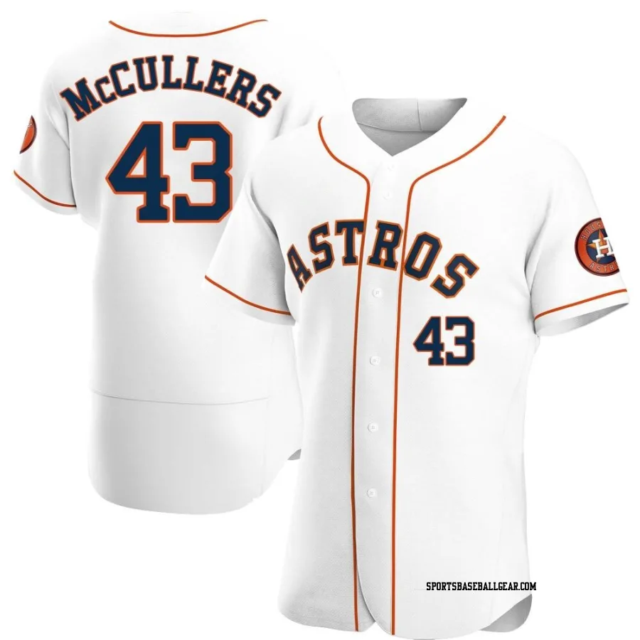 Lance Mccullers Jr. Men's Houston Astros White Authentic Lance McCullers Jr. Home Jersey