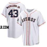 Lance Mccullers Jr. Men's Houston Astros White Replica Lance McCullers Jr. 2022 World Series Champions Home Jersey