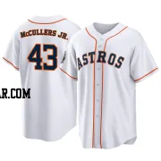 Lance Mccullers Jr. Men's Houston Astros White Replica Lance McCullers Jr. 2022 World Series Home Jersey