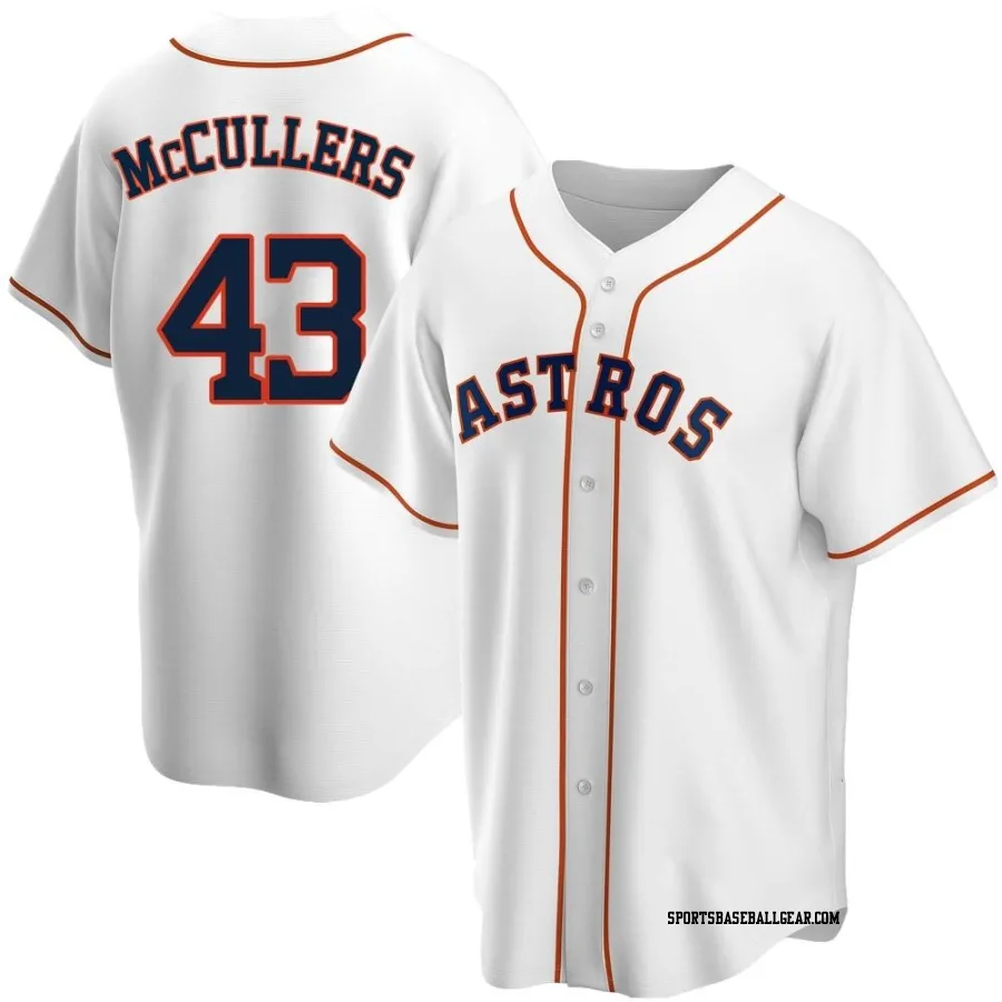 Lance Mccullers Jr. Men's Houston Astros White Replica Lance McCullers Jr. Home Jersey