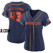 Lance Mccullers Jr. Women's Houston Astros Navy Authentic Lance McCullers Jr. 2022 City Connect Jersey