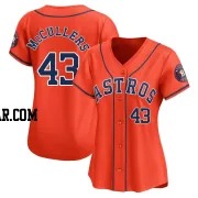 Lance Mccullers Jr. Women's Houston Astros Orange Limited Lance McCullers Jr. Alternate Jersey