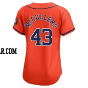 Lance Mccullers Jr. Women's Houston Astros Orange Limited Lance McCullers Jr. Alternate Jersey