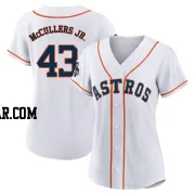 Lance Mccullers Jr. Women's Houston Astros White Authentic Lance McCullers Jr. 2022 World Series Champions Home Jersey