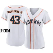 Lance Mccullers Jr. Women's Houston Astros White Authentic Lance McCullers Jr. 2022 World Series Home Jersey