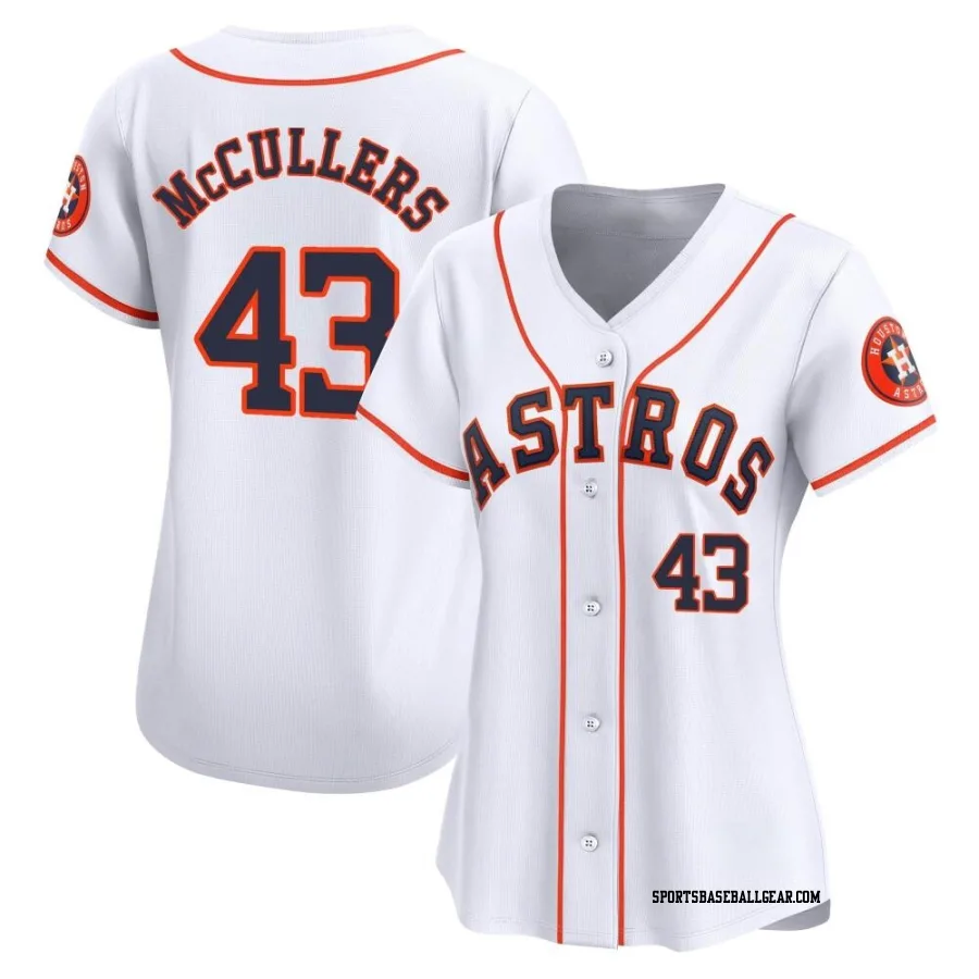 Lance Mccullers Jr. Women's Houston Astros White Limited Lance McCullers Jr. Home Jersey