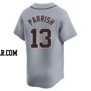 Lance Parrish Men's Detroit Tigers Gray Limited Road Jersey