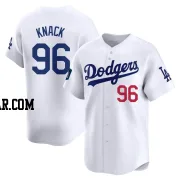 Landon Knack Men's Los Angeles Dodgers White Limited 2024 World Tour Seoul Series Home Jersey