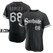 Lane Ramsey Men's Chicago White Sox Black Authentic 2021 City Connect Jersey