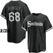 Lane Ramsey Men's Chicago White Sox Black Replica 2021 City Connect Jersey