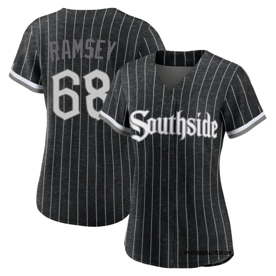 Lane Ramsey Women's Chicago White Sox Black Authentic 2021 City Connect Jersey