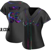 Lane Ramsey Women's Chicago White Sox Black Holographic Replica Alternate Jersey