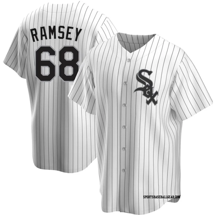 Lane Ramsey Youth Chicago White Sox White Replica Home Jersey