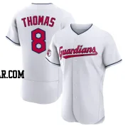 Lane Thomas Men's Cleveland Guardians White Authentic Home Jersey