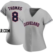 Lane Thomas Women's Cleveland Guardians Gray Authentic Road Jersey