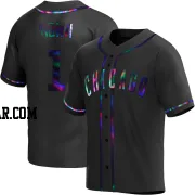 Larry Bowa Men's Chicago Cubs Black Holographic Replica Alternate Jersey