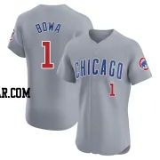 Larry Bowa Men's Chicago Cubs Gray Elite Road Jersey