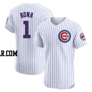 Larry Bowa Men's Chicago Cubs White Elite Home Jersey