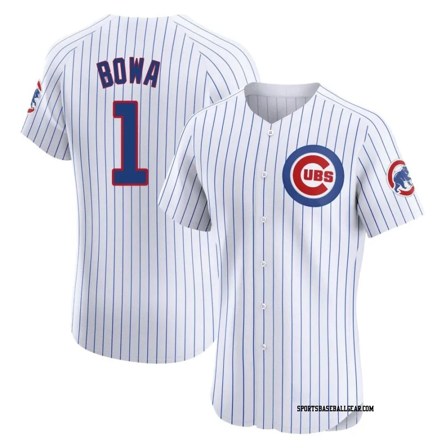 Larry Bowa Men's Chicago Cubs White Elite Home Jersey