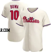 Larry Bowa Men's Philadelphia Phillies Cream Authentic Alternate Jersey