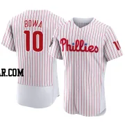 Larry Bowa Men's Philadelphia Phillies White Authentic 2022 World Series Home Jersey