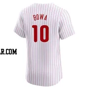 Larry Bowa Men's Philadelphia Phillies White Elite Home Jersey