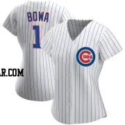 Larry Bowa Women's Chicago Cubs White Authentic Home Jersey