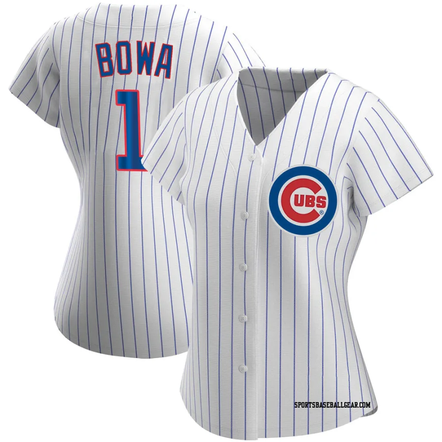 Larry Bowa Women's Chicago Cubs White Authentic Home Jersey